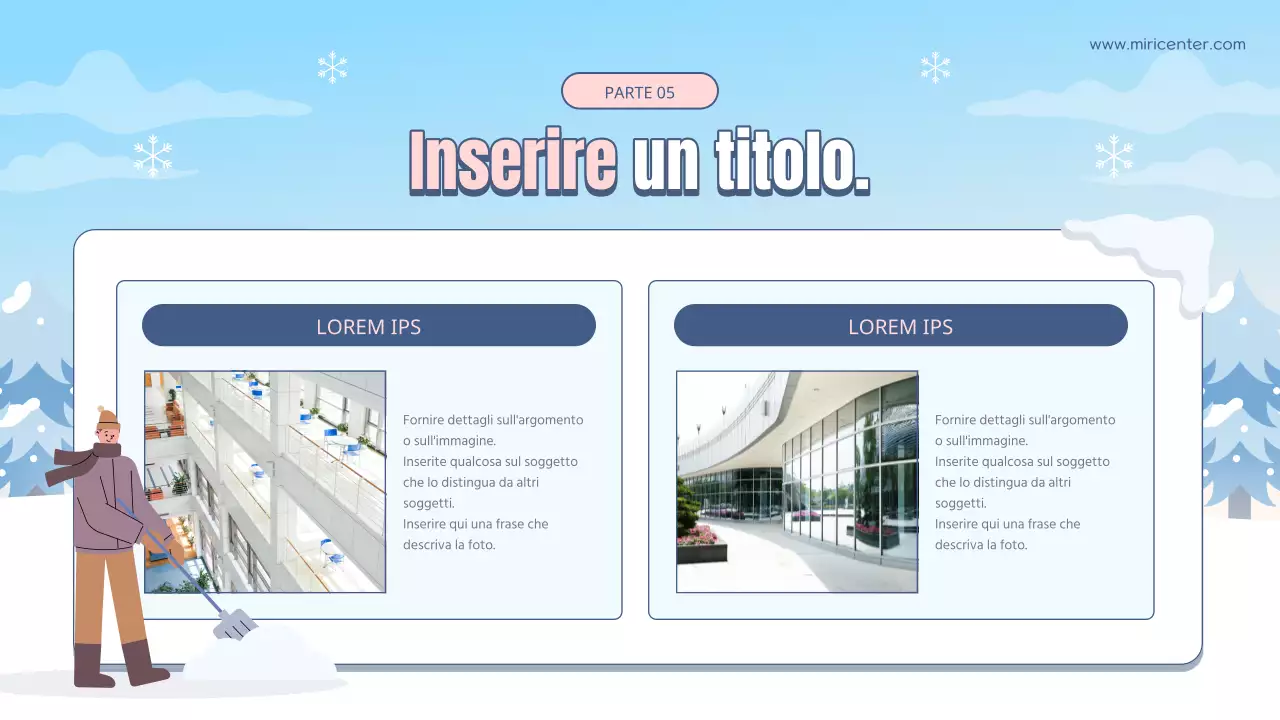 Guida alla formazione dei volontari per la pausa invernale in azzurro e bianco naturale