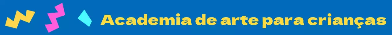 Mercadoria da Kids Academy com formas geométricas coloridas