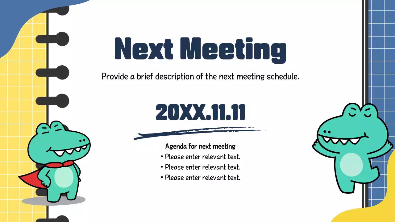 Blue and Yellow Trendy Marketing Study Notes Report