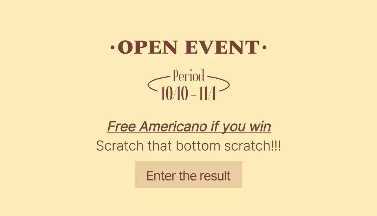 Buka kafe dengan nuansa klasik vintageEvent lotere