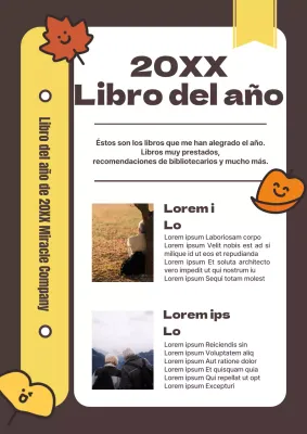 Acerca de este simpático libro con personajes de hojas caídas marrones y amarillas