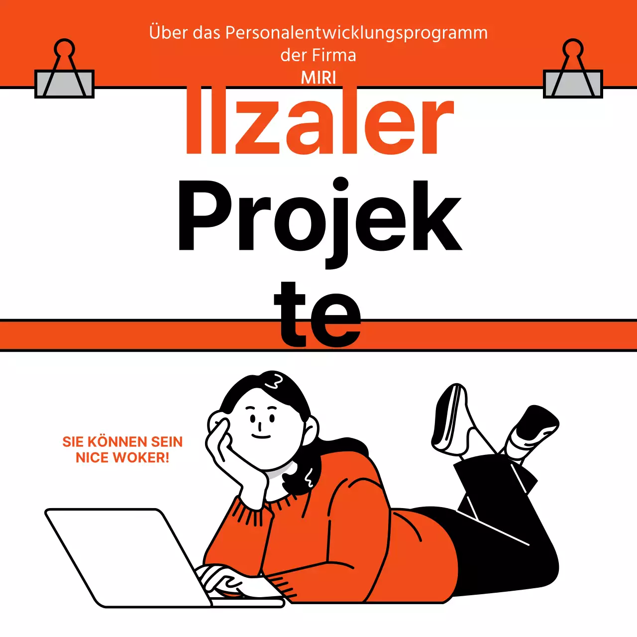 Über das orange-schwarze Programm für einfache Berufsausbildung