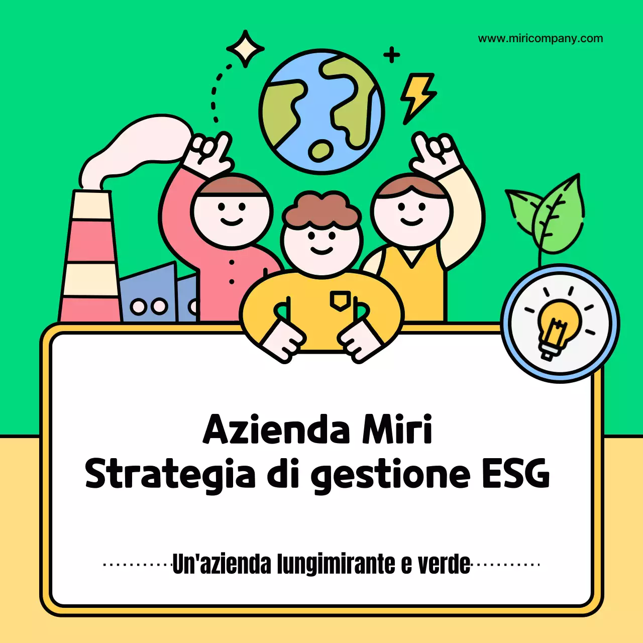 Spiegate la vostra strategia ESG kitsch verde e gialla
