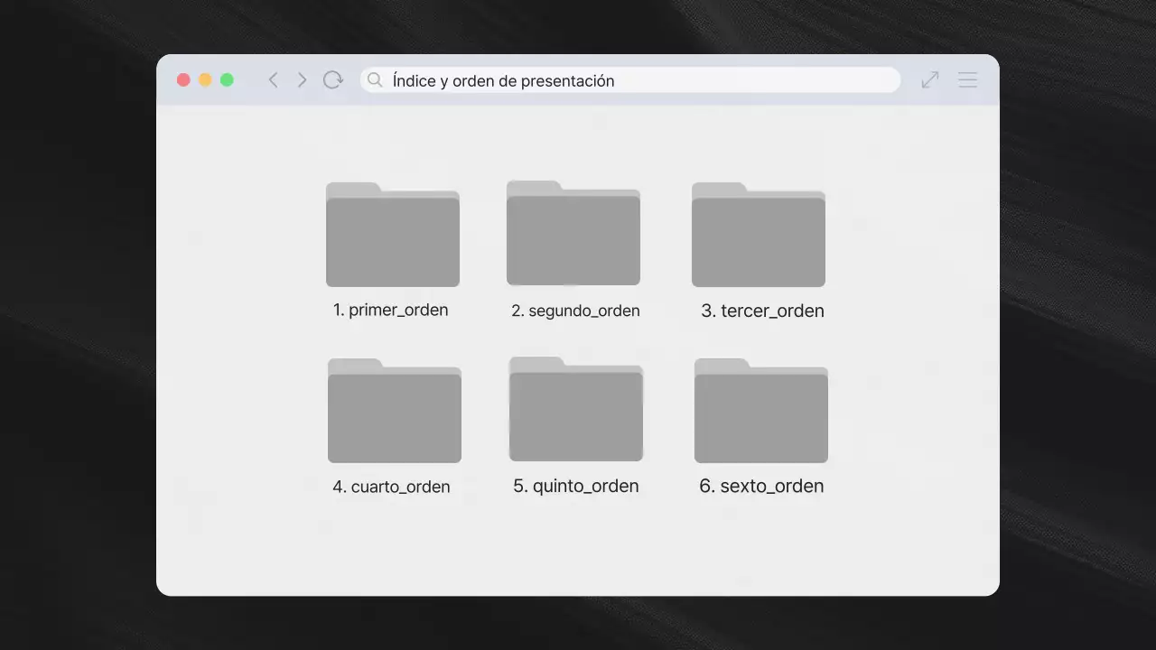 Moderna propuesta de interfaz de escritorio en negro