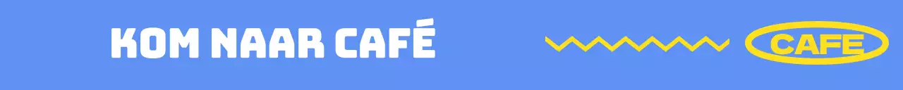 Hip café briefpapier concept met geometrische lijnen