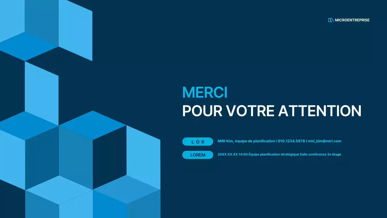 Plan d'affaires simple d'un employé de bureau en bleu et bleu marine