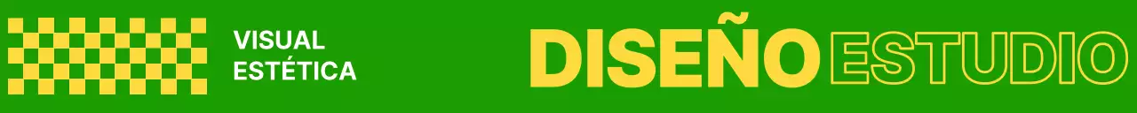 Estudio de diseño con motivos de moda en amarillo