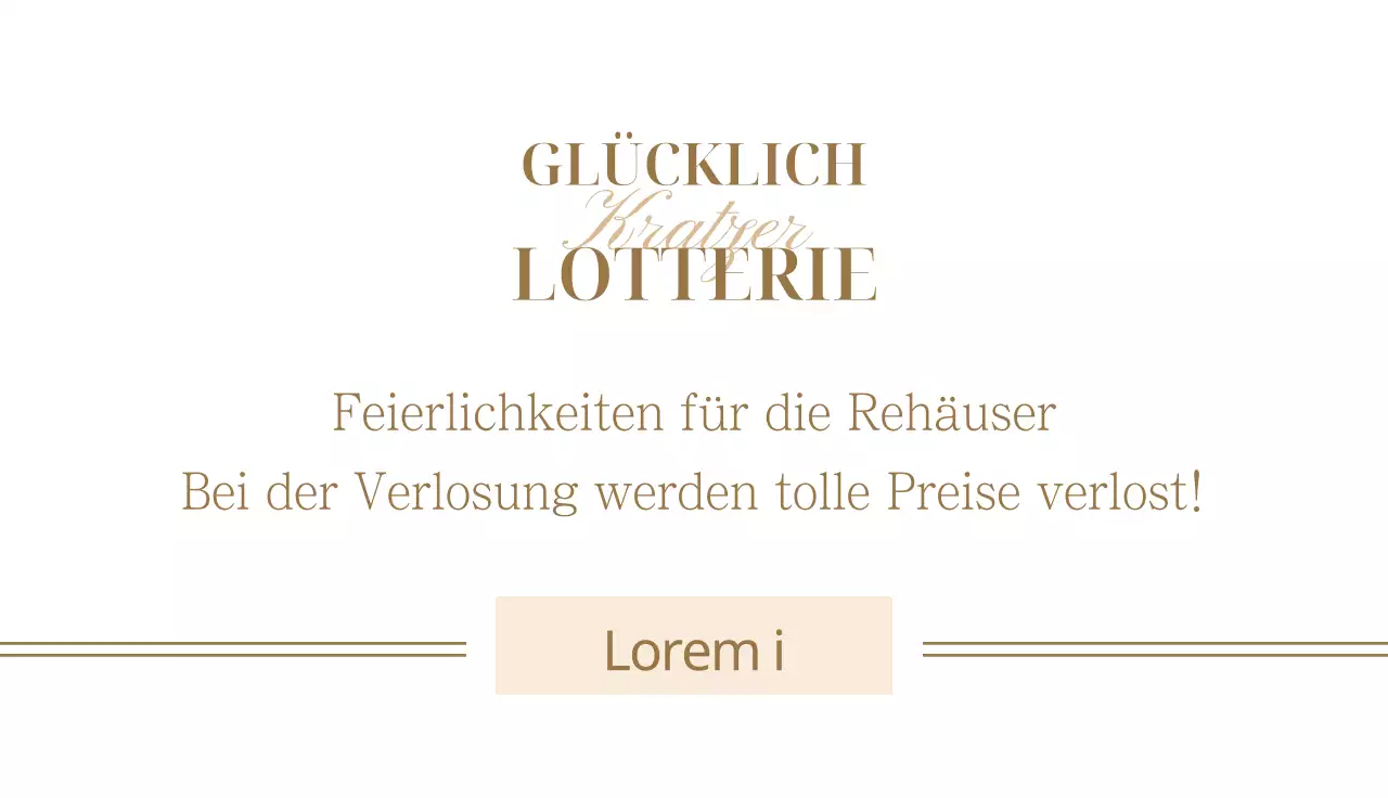 Ende des Jahres Party Veranstaltung Lotterie mit goldenen Akzenten auf einem schwarzen Hintergrund