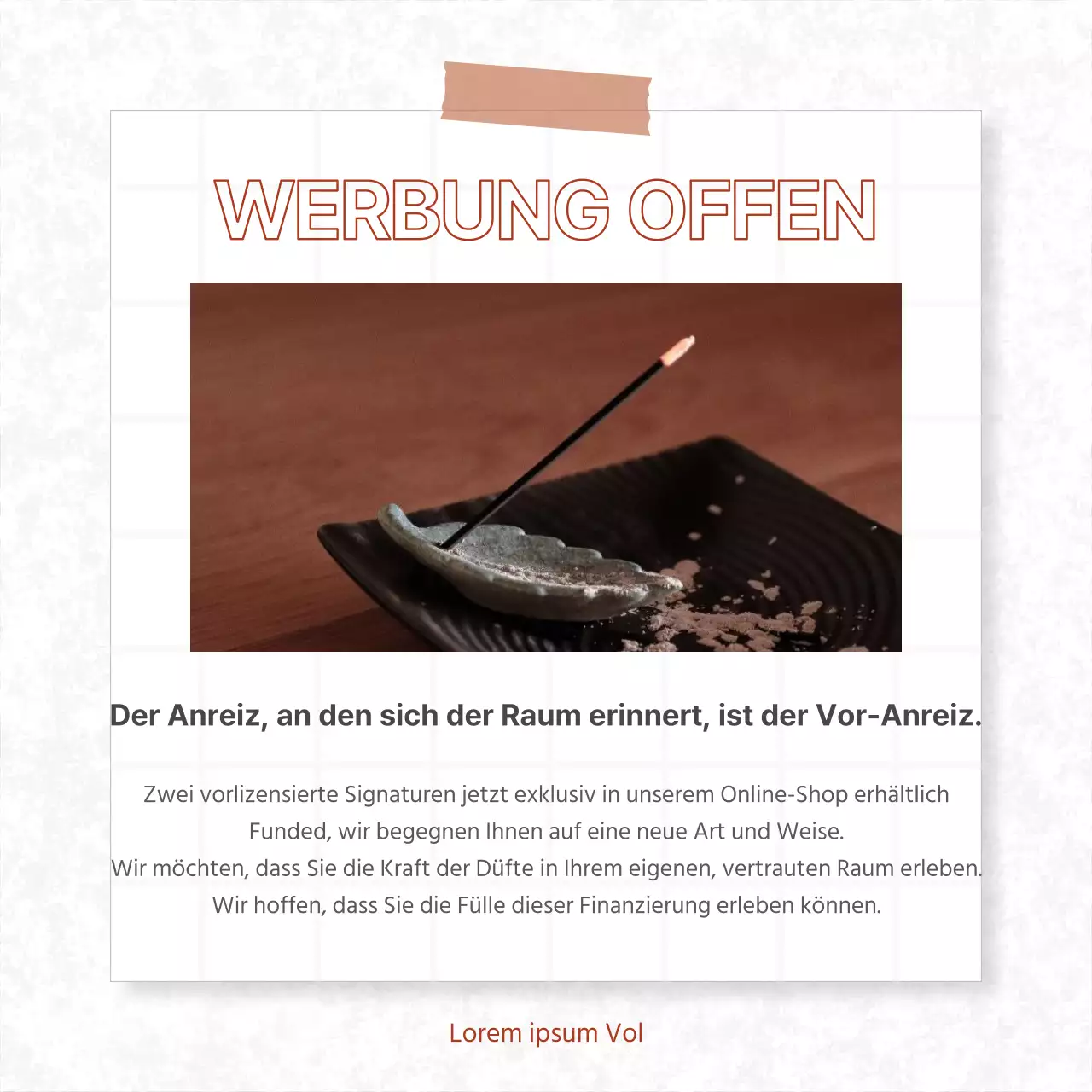 Trendige Fördermittelanzeige in Rot und Weiß