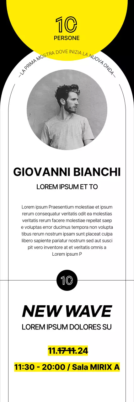 Promuovere mostre d'arte contemporanea e presentare gli artisti con stile