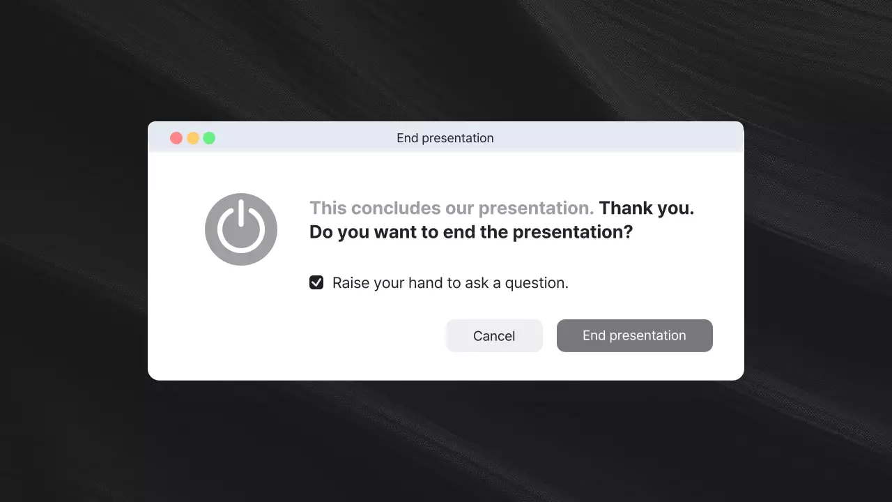Presentasi Panduan Minimal Hitam