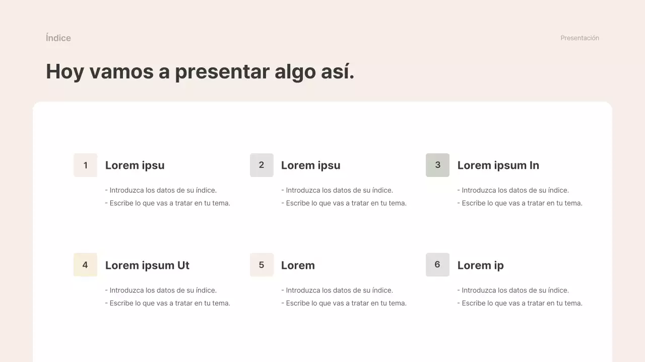 Beige y gris, simple material de curso intensivo de empleo titular