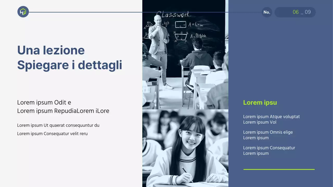 Una semplice guida per insegnare il blu navy e il rosso a scuola
