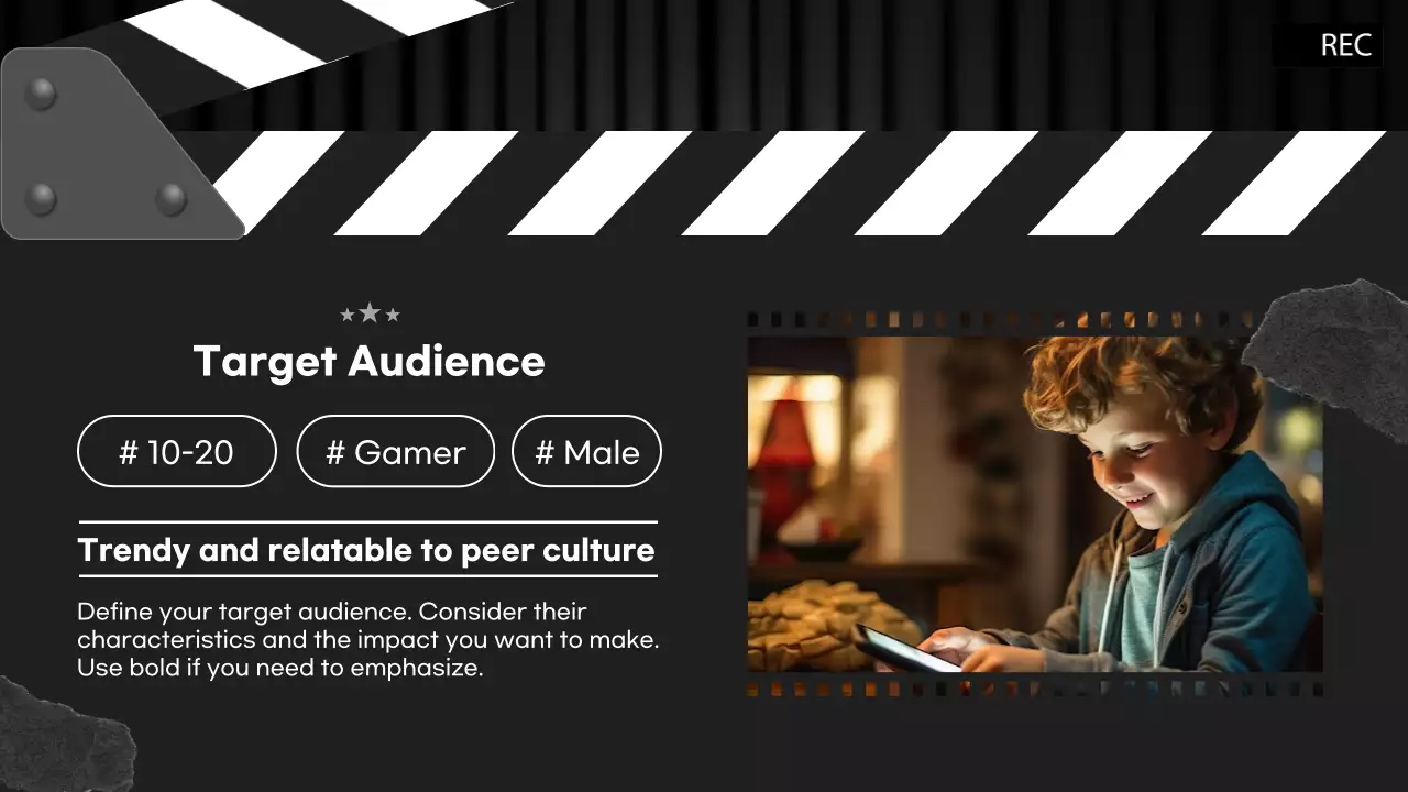 블랙 모던 유튜브 플래너 프리젠테이션