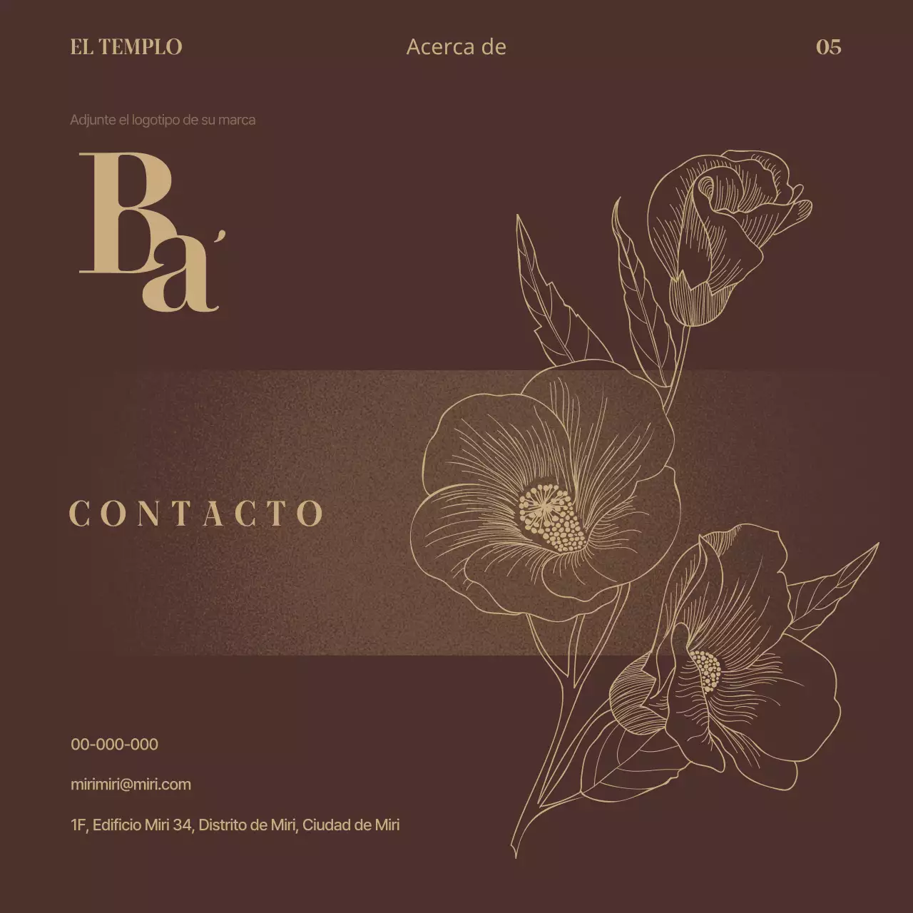 Una marca de lujo apuesta por el marrón con toques dorados