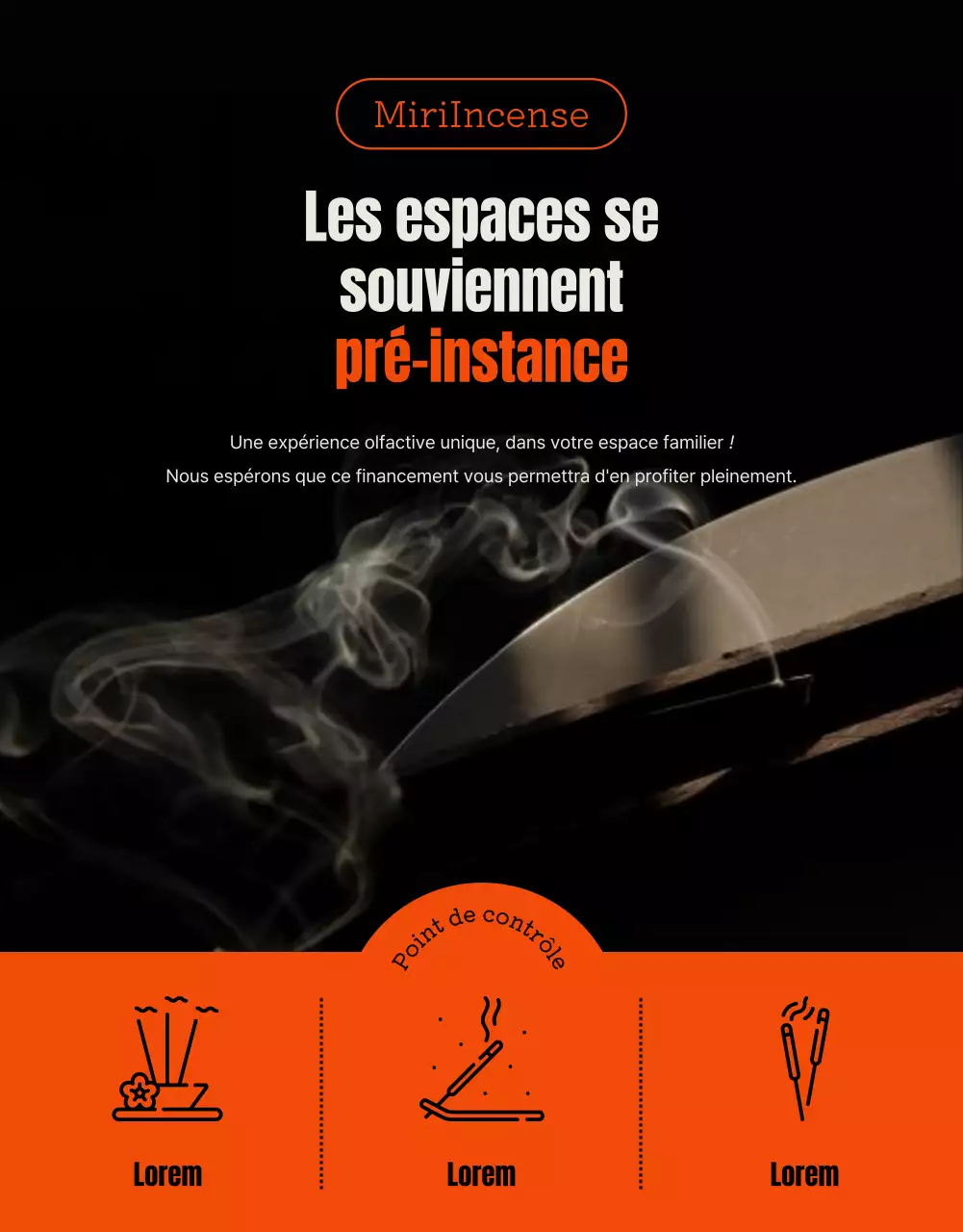 Un guide de financement incitatif d'époque avec des accents orange