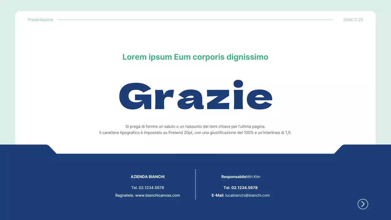 Piano di lezioni per la consulenza formativa aziendale semplice di Blue and Mint