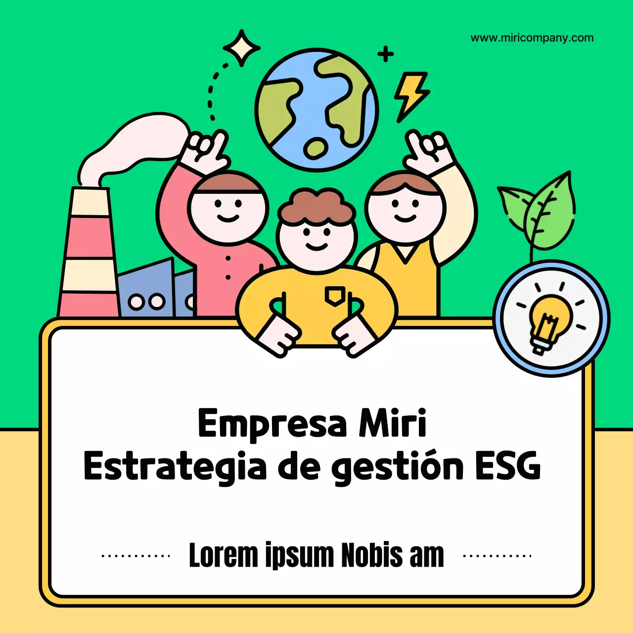 Explique su estrategia verde y amarilla de ESG