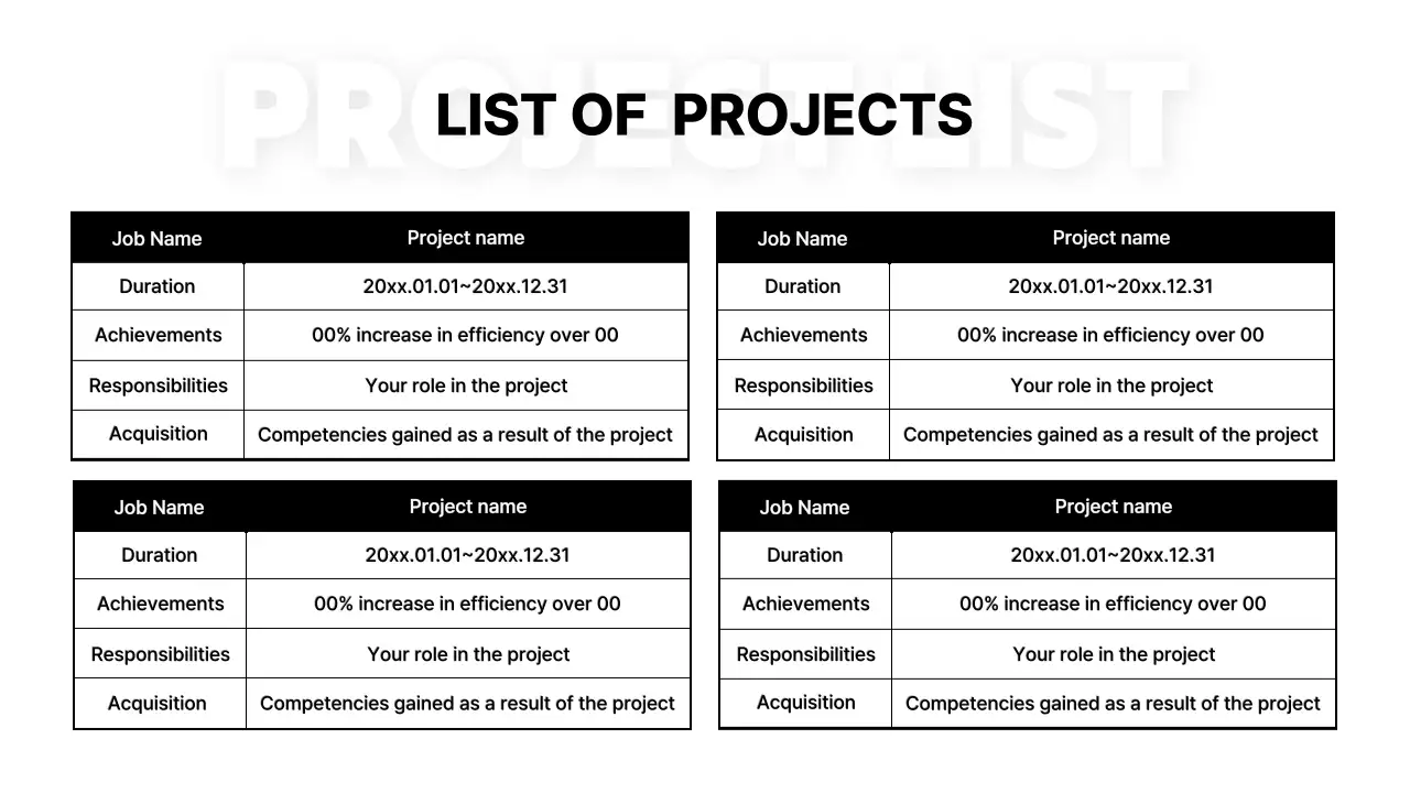 White Minimal Career Portfolio Presentation