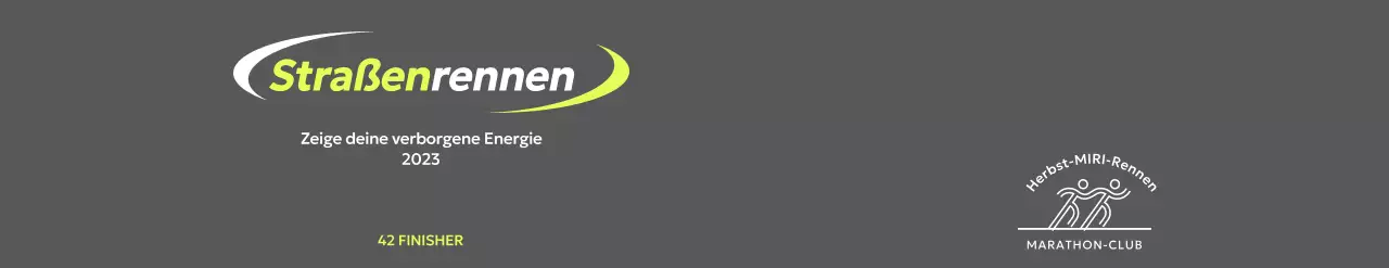 Sauberes Marathondesign mit Illustrationen