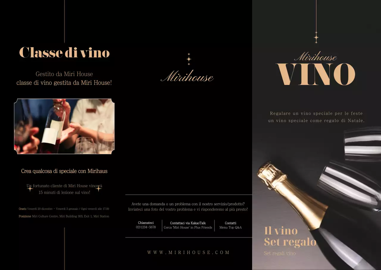 Vi presentiamo il nostro sofisticato set regalo per vini da ristorante in oro e nero