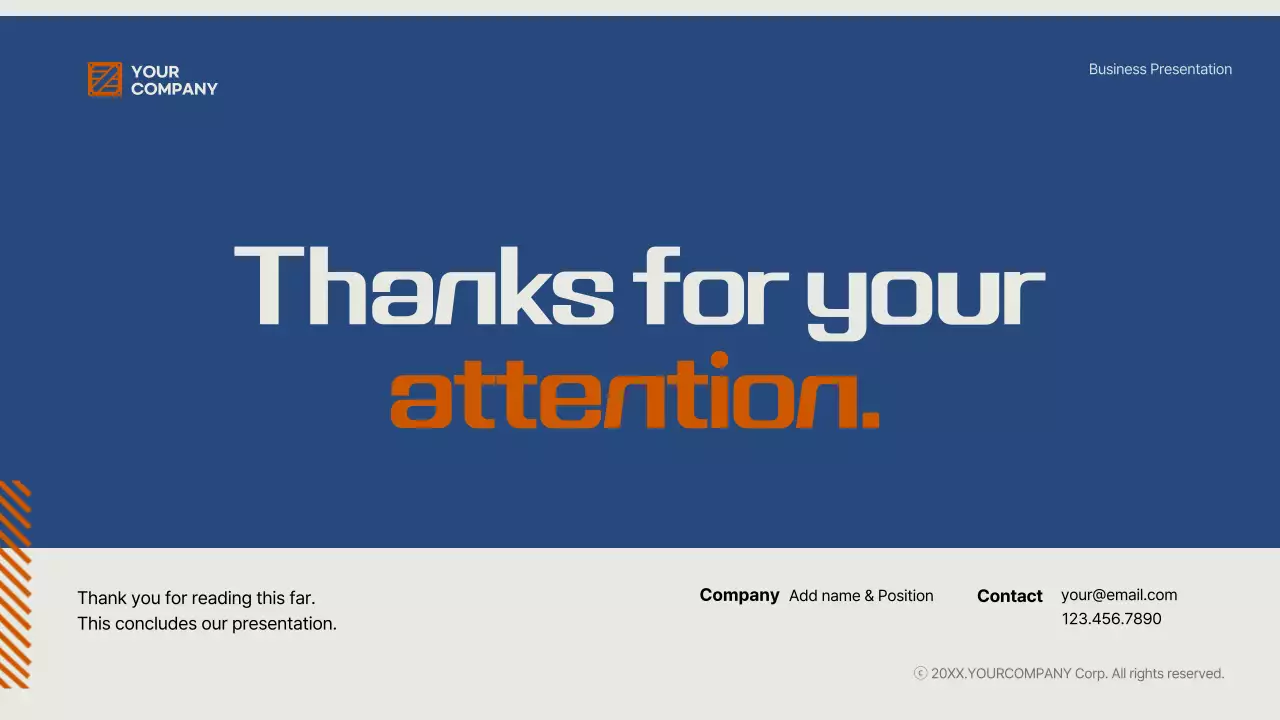 Blue Modern Business Plan Document Presentation