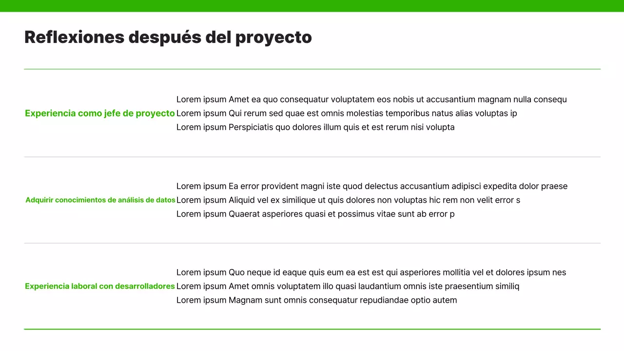 Una sencilla cartera profesional en verde