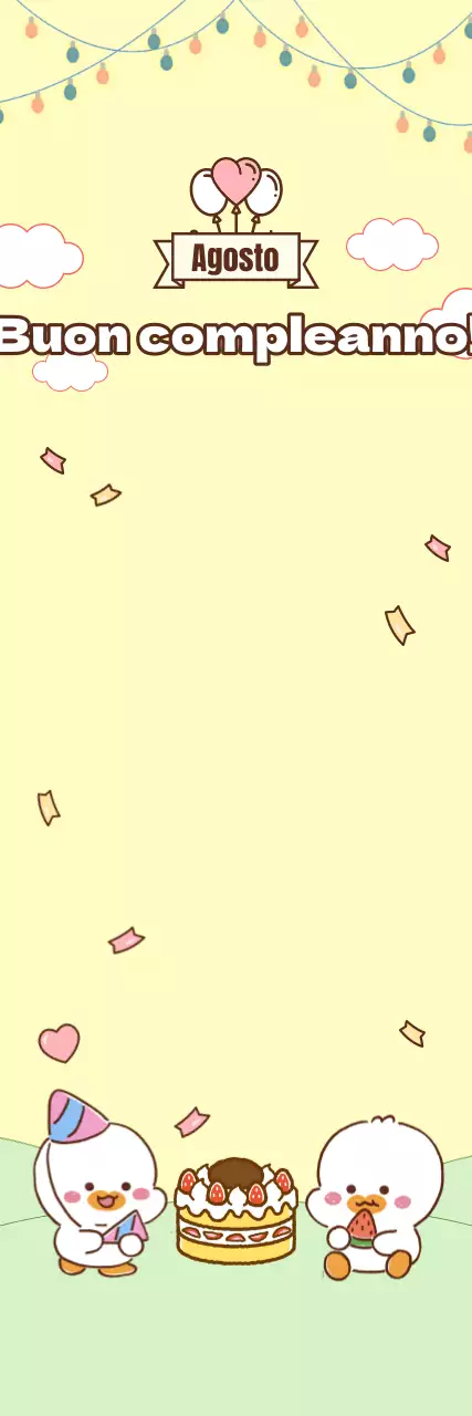 Zona foto compleanno mensile della scuola materna con simpatici personaggi