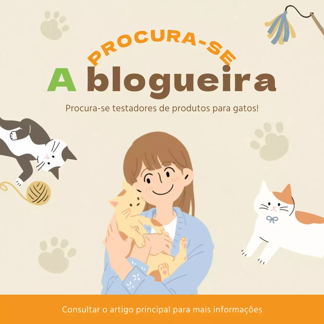 Comentário sobre a areia para gatos bege e laranja