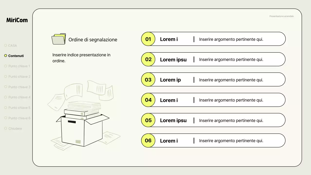 Un semplice rapporto d'affari in cachi e neon
