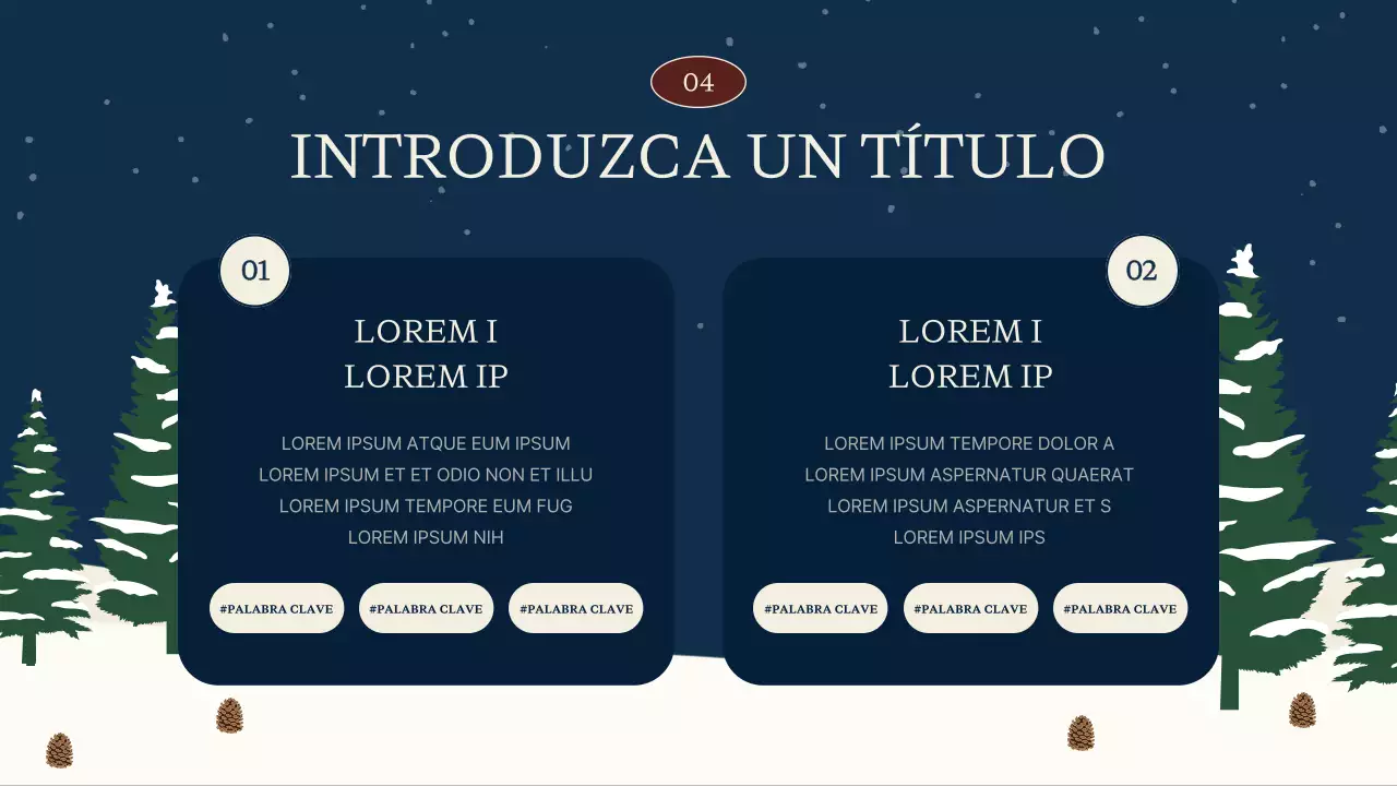 Material de formación para centros de divulgación en azul marino y rojo