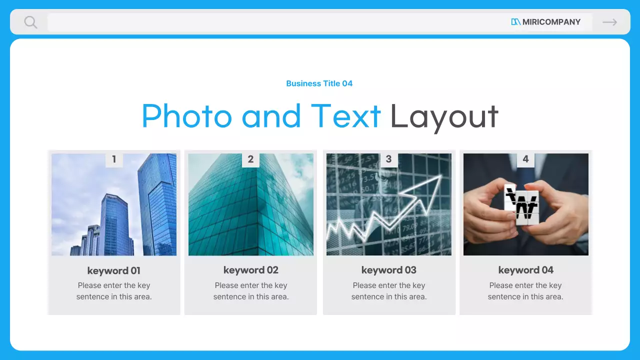 블루 심플 가이드 프레젠테이션
