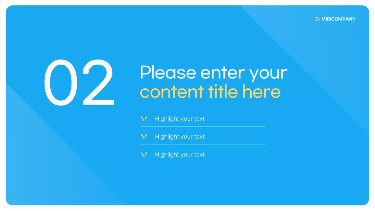 블루 심플 가이드 프레젠테이션