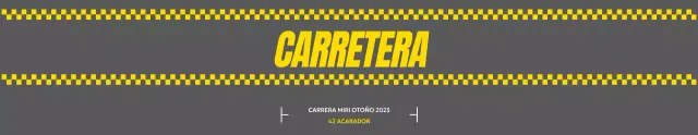 Diseño maratoniano con tacto de carretera