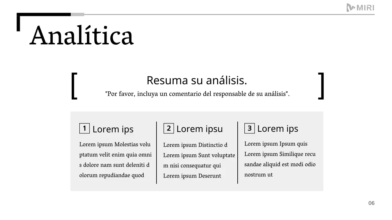 Un sencillo informe imprimible en blanco y negro