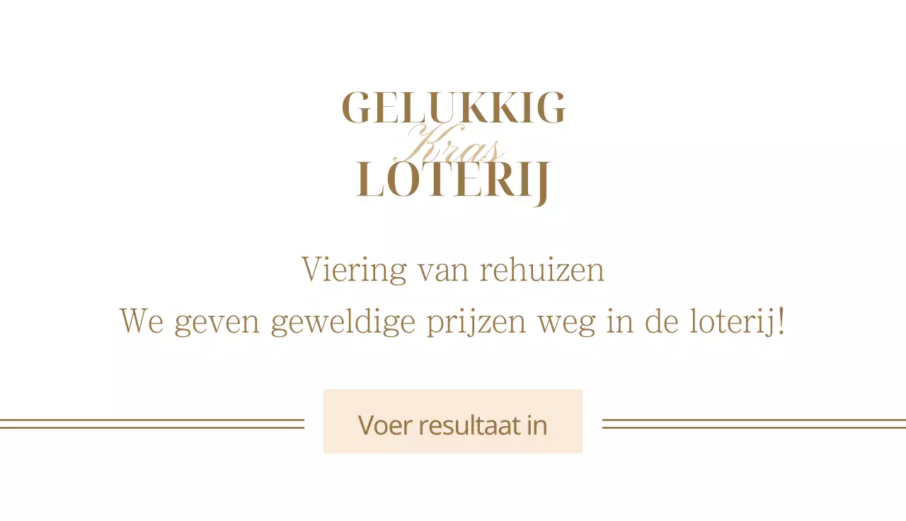 Loterij eindejaarsfeest met gouden accenten op zwarte achtergrond