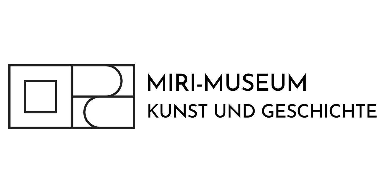 Markenlogo mit einem Kunstgalerie-Konzept