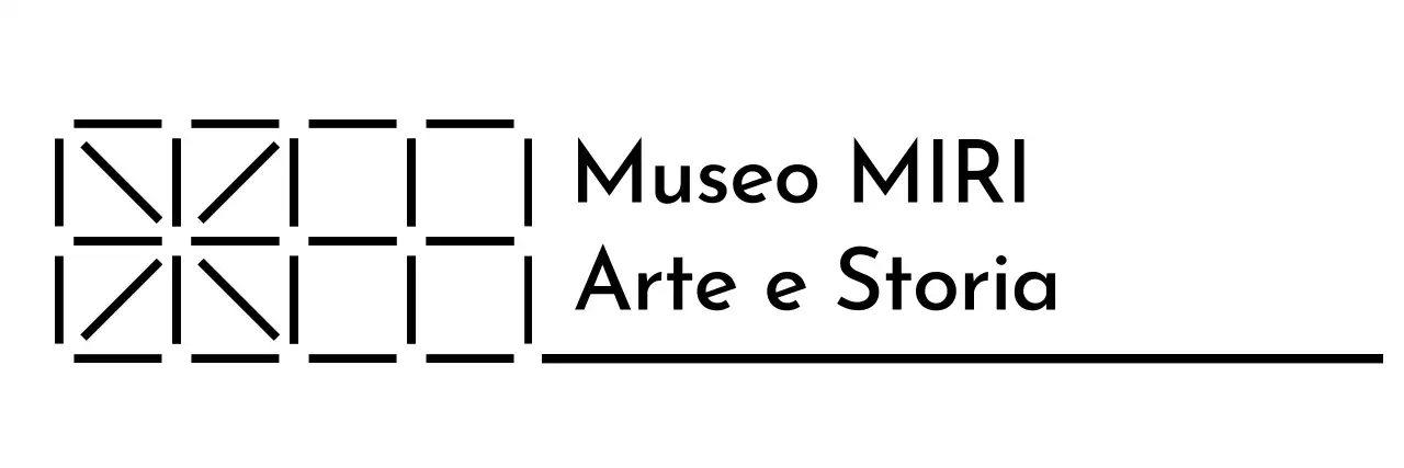 Logo del marchio con concetto di galleria d'arte