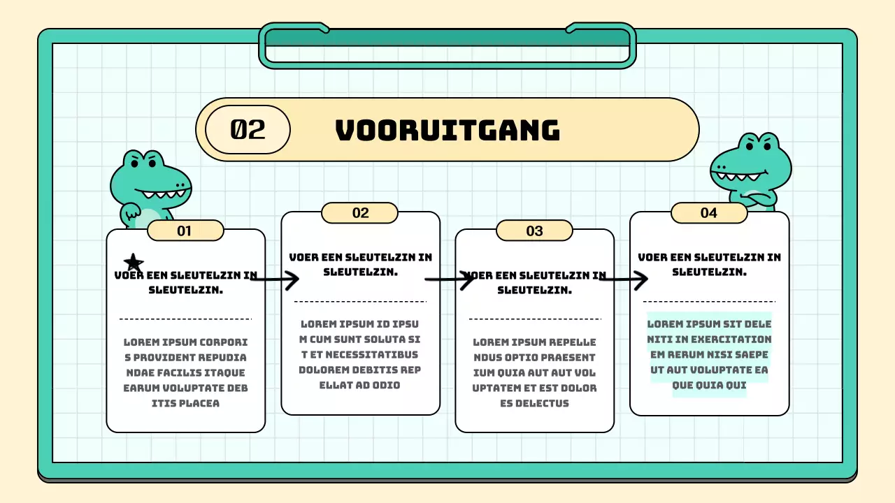 Een eenvoudig verslag van de notulen van de vergadering over de marketingstudie voor munt- en geelsupporters