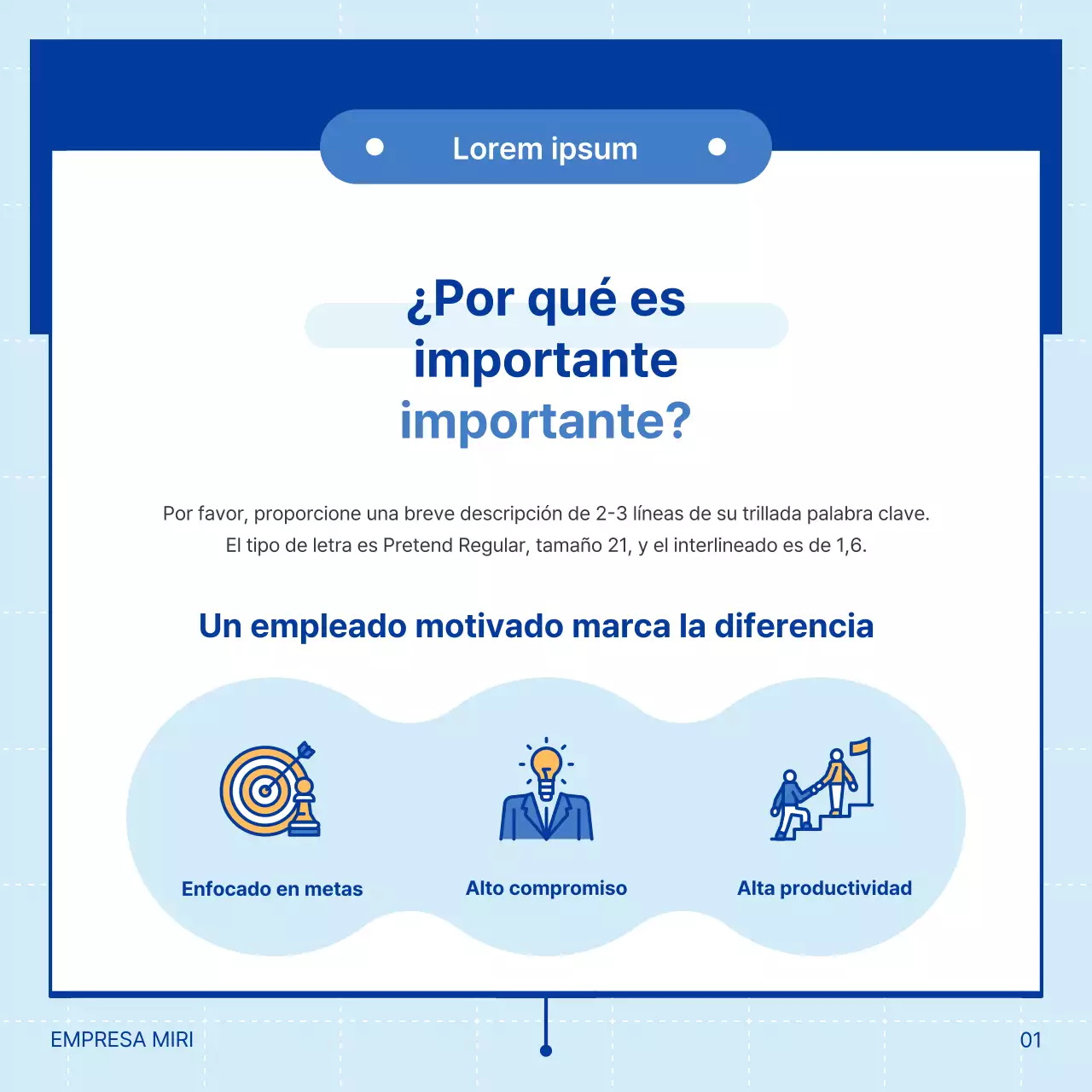 Ilustración sencilla de consultoría de formación corporativa en azul y azul claro