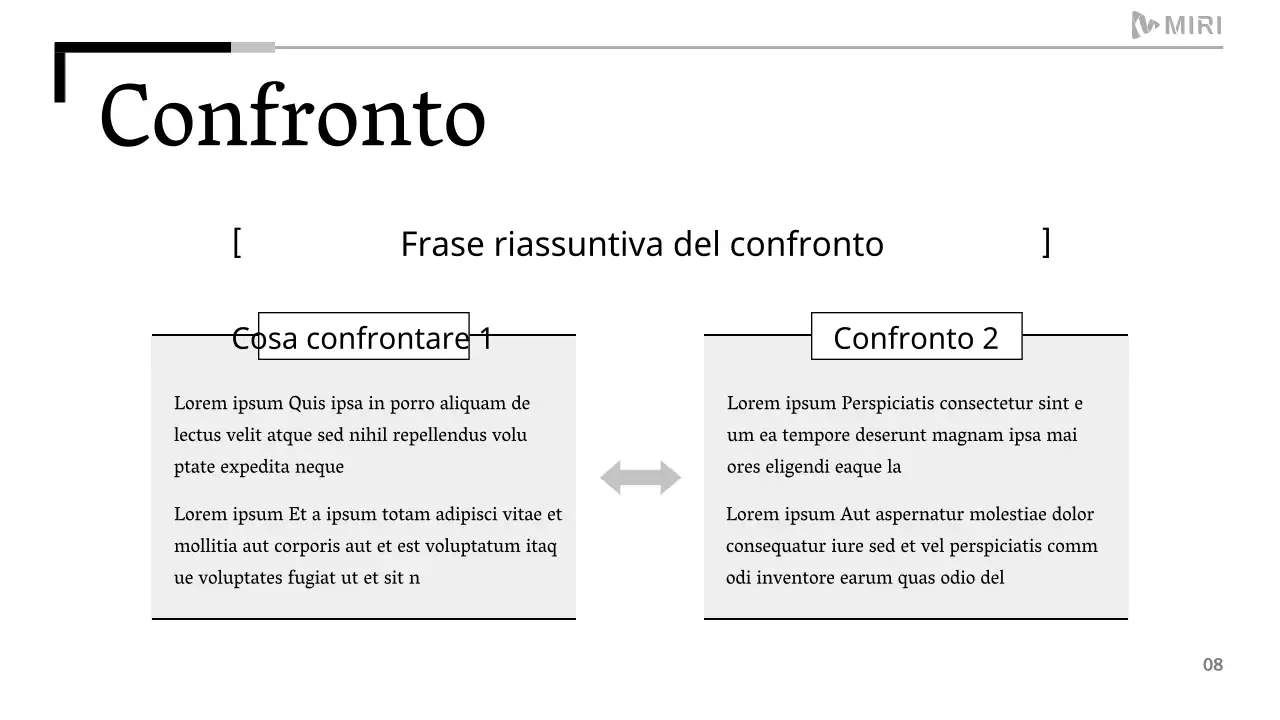 Un semplice rapporto stampabile in bianco e nero