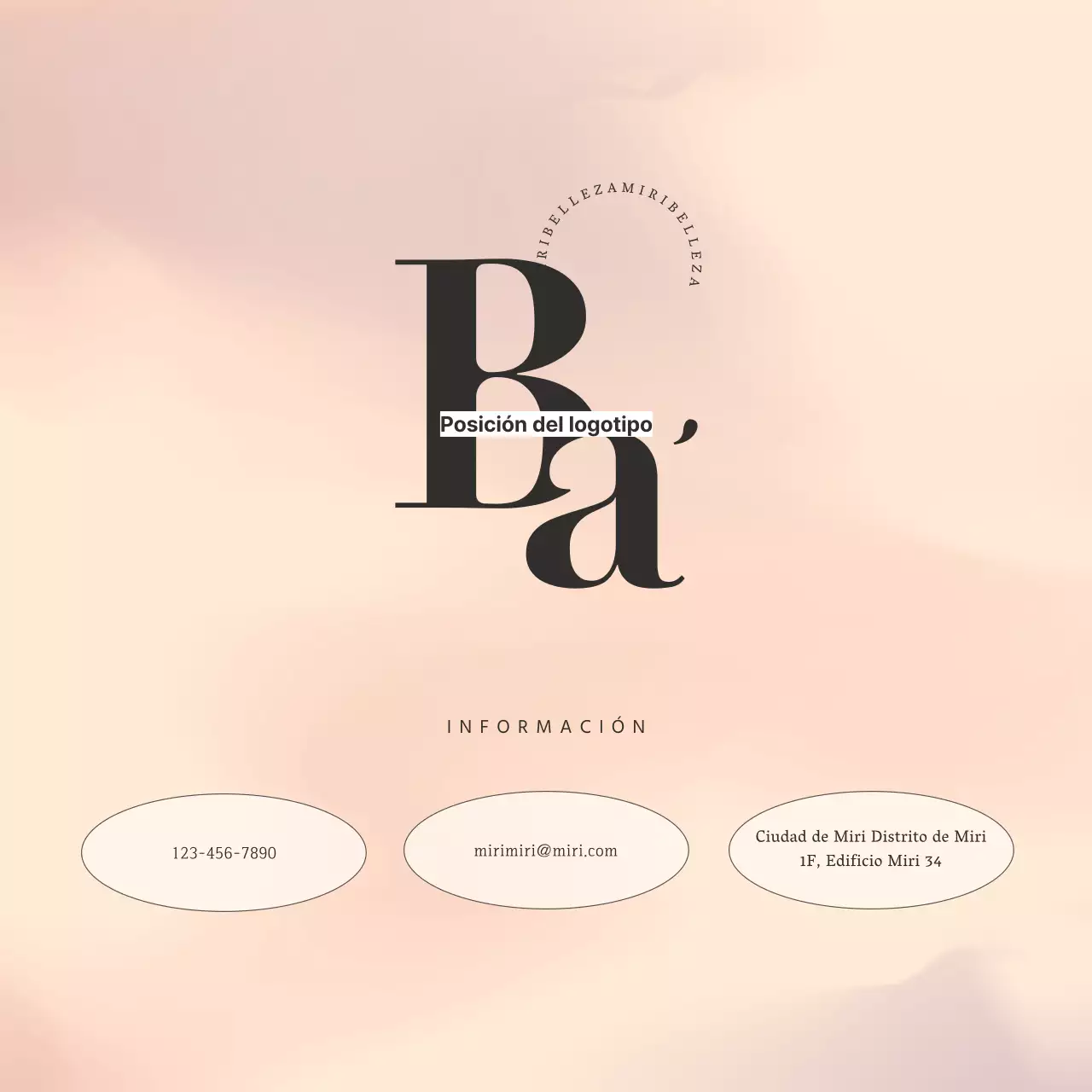 Un simple anuncio de cosméticos rosas en Instagram