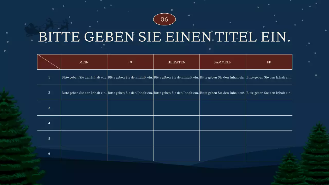 Marineblaues und rotes Schulungsmaterial für die Beratungsstelle