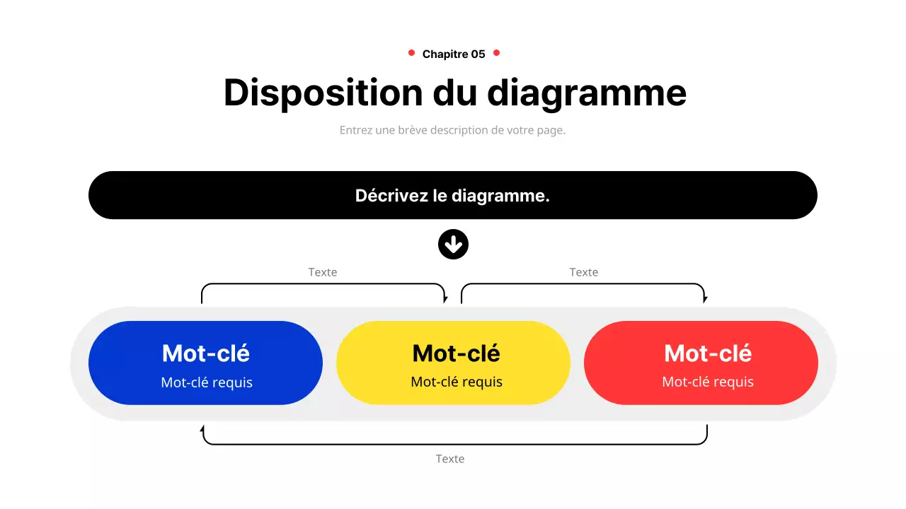 Rapport d'activité géométrique en jaune et rouge