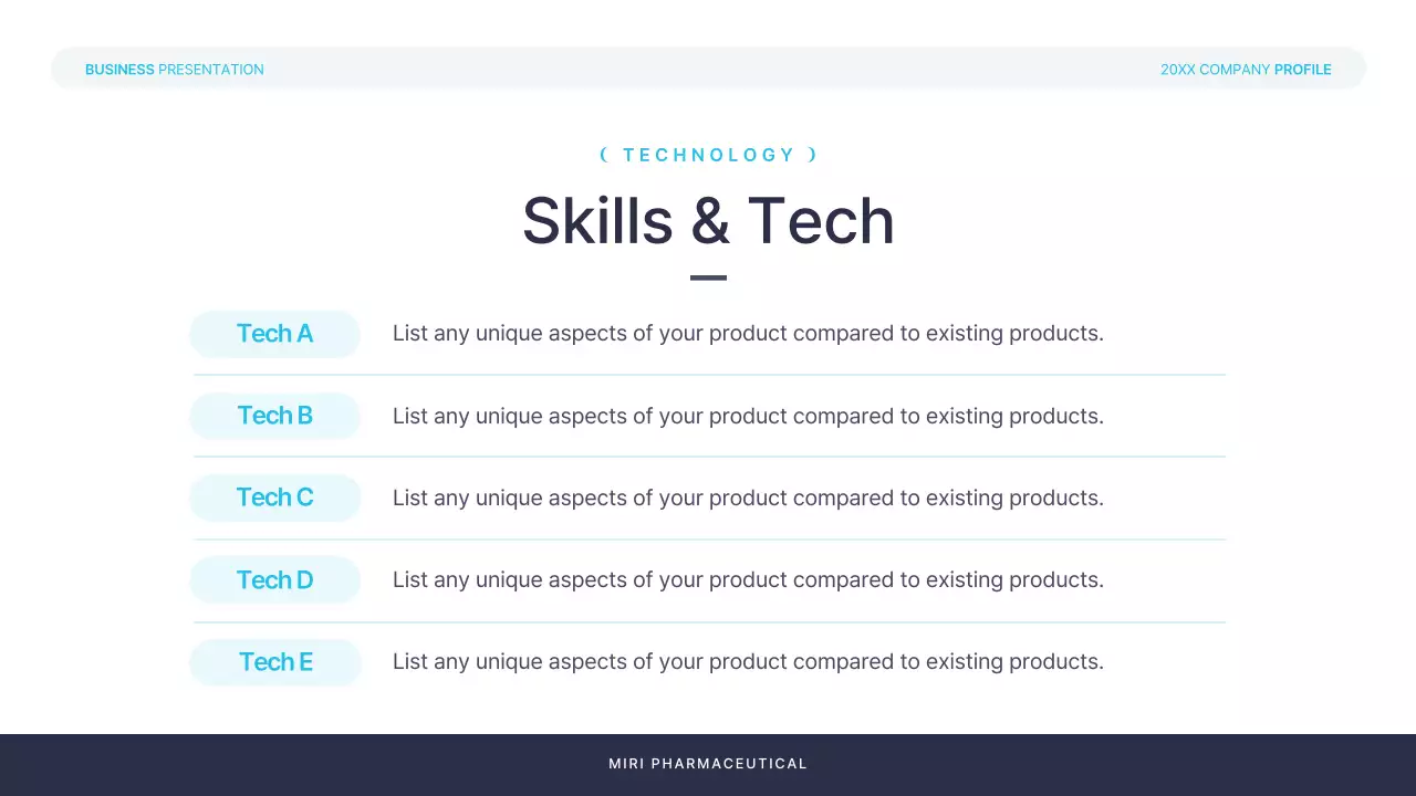 블루 프로페셔널 비즈니스 프레젠테이션