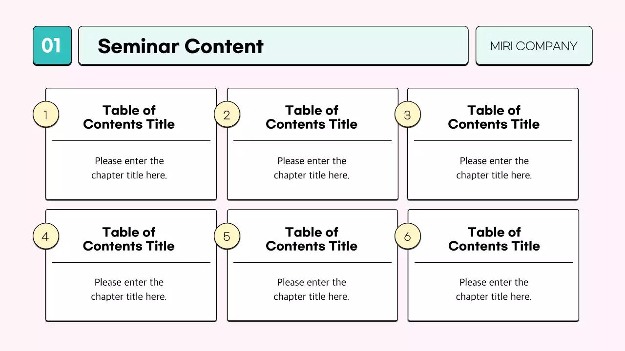 핑크 미니멀 세미나 발표 프레젠테이션