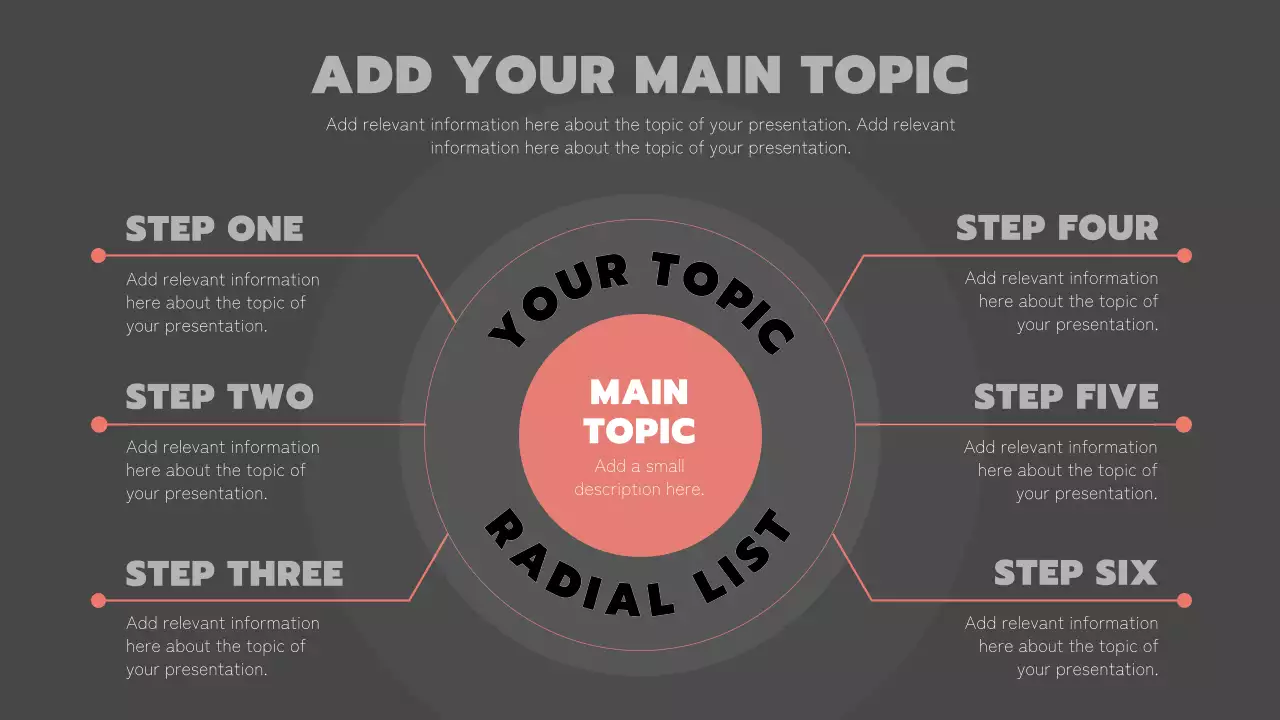 검은색과 주황색의 모던한 다중 페이지 레이아웃 보고서