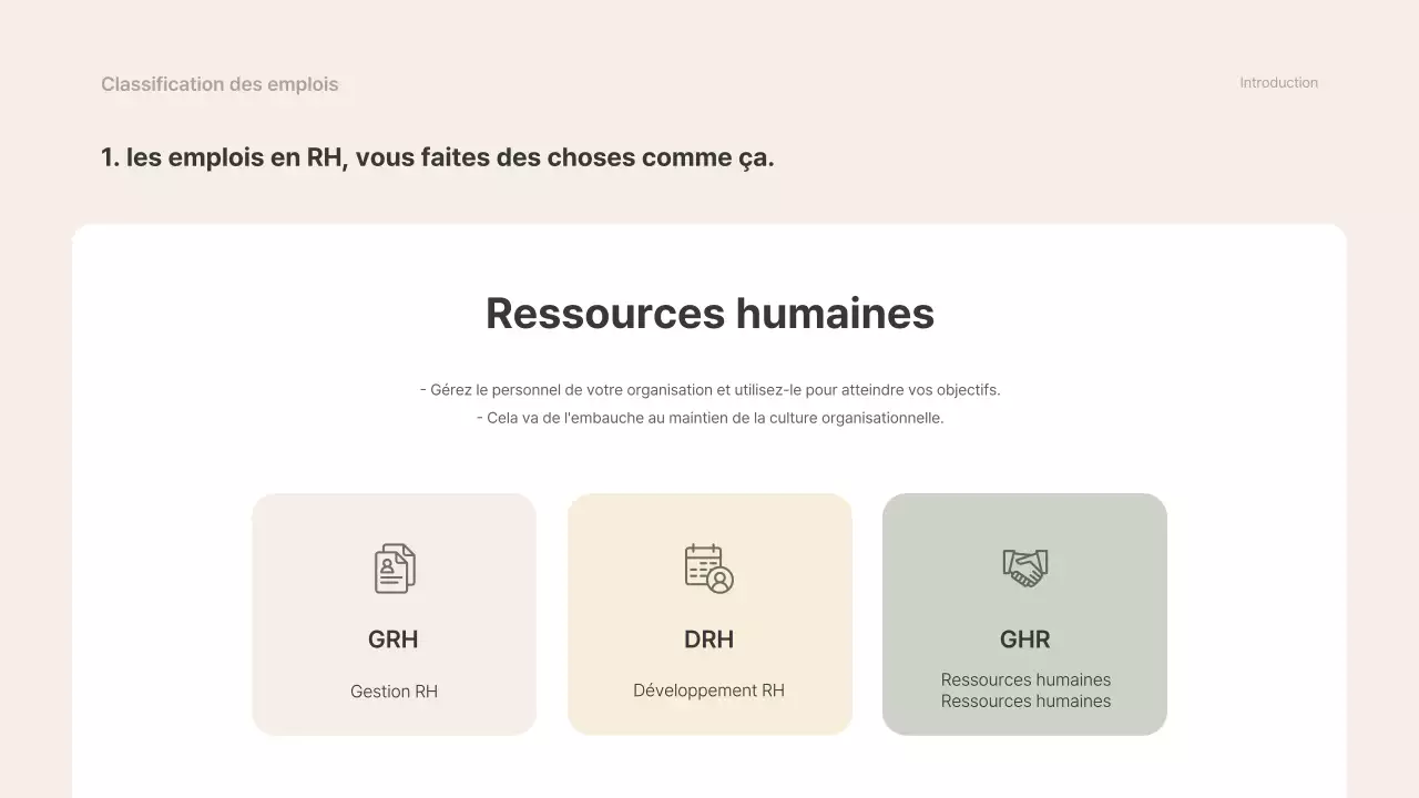Beige et gris, simple matériel de cours d'initiation à l'emploi de titulaire