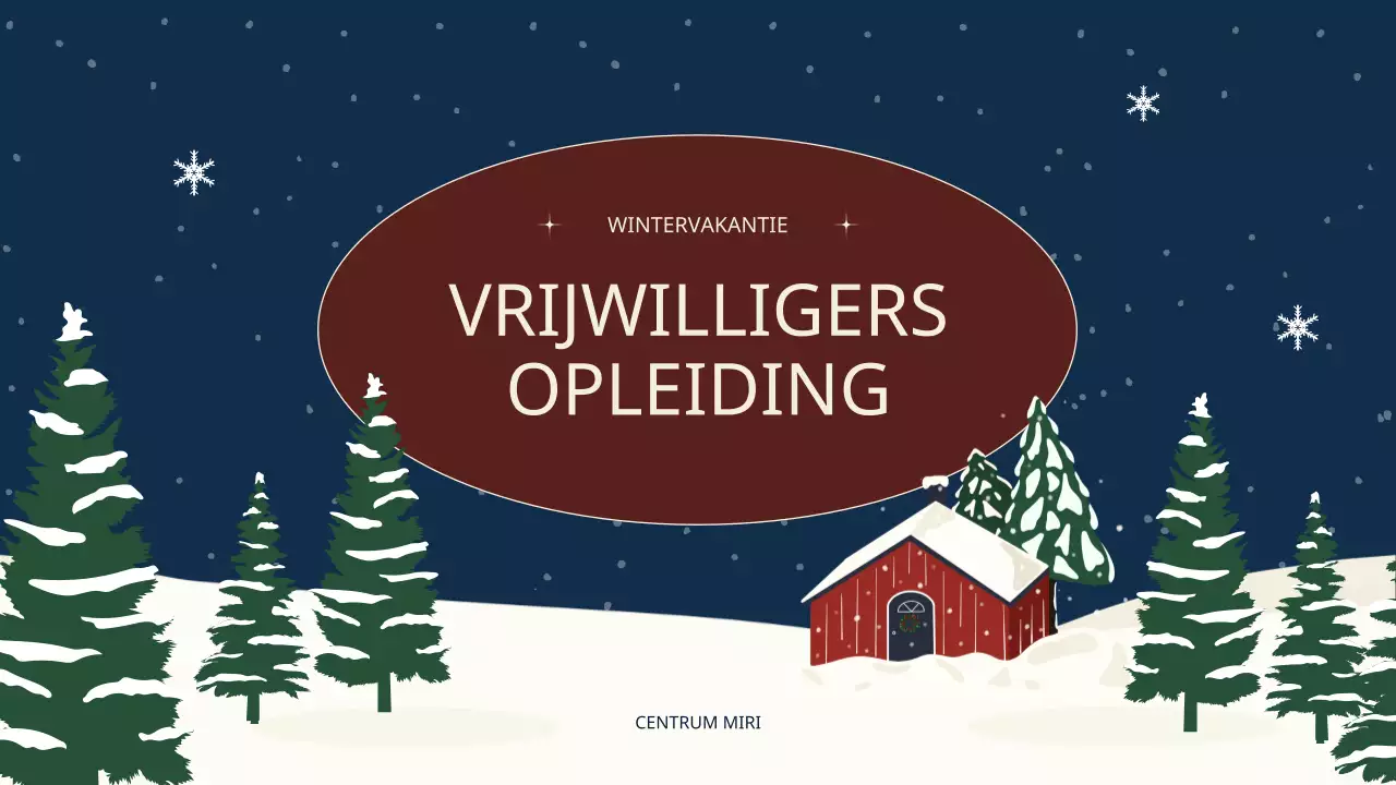 Marineblauw en rood trainingsmateriaal voor het outreach centre