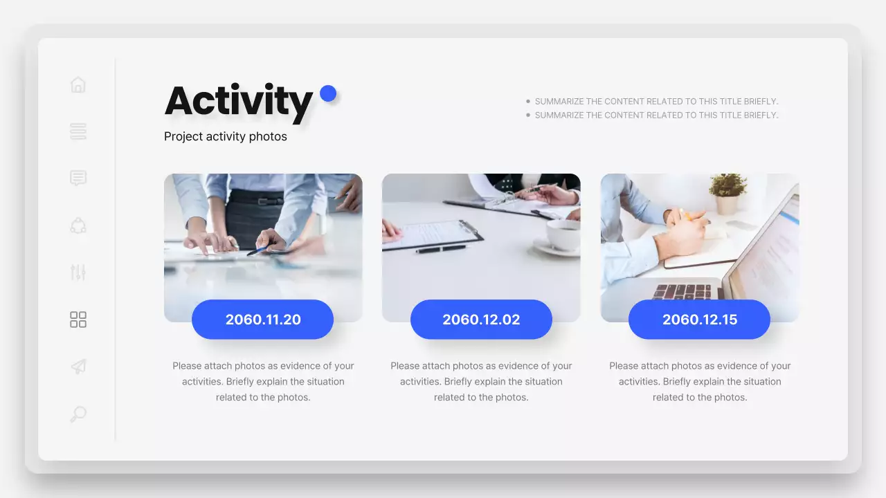 블루클린 비즈니스 보고서 프레젠테이션